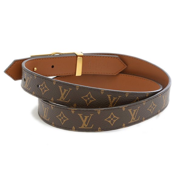 Louis Vuitton Monogram Centure Dauphine 25MM Reversible Belt M0196 #90/36 - Picture 2 of 5